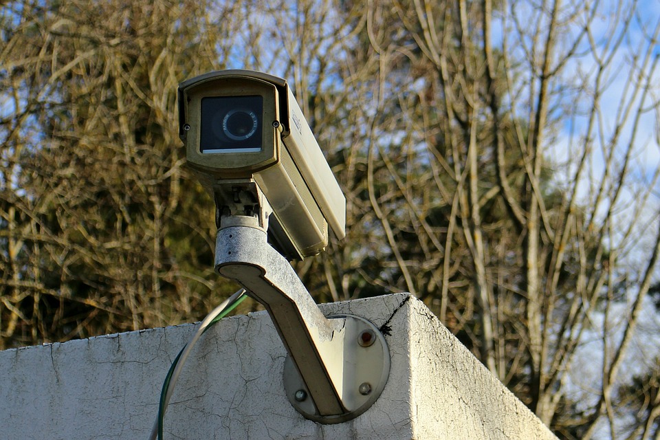 Secuirty cameras in office